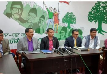कांग्रेसको घोषणापत्र : ओली सरकारका गतिविधि ‘मुख्य चुनावी मुद्दा’