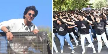 शाहरुखसँगै नाचेर ३०० फ्यानले रचे विश्व कीर्तिमान