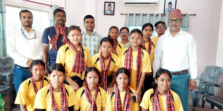 कबड्डी खेलाडीलाई विदाई तथा सम्मान