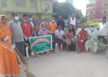 कृष्णटोलमा सरसफाइ सहित जनचेतना मूलक कार्यक्रम संचालन