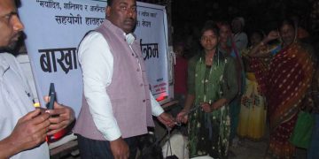 अर्नमा गाउँपालिकामा बाख्रा वितरण